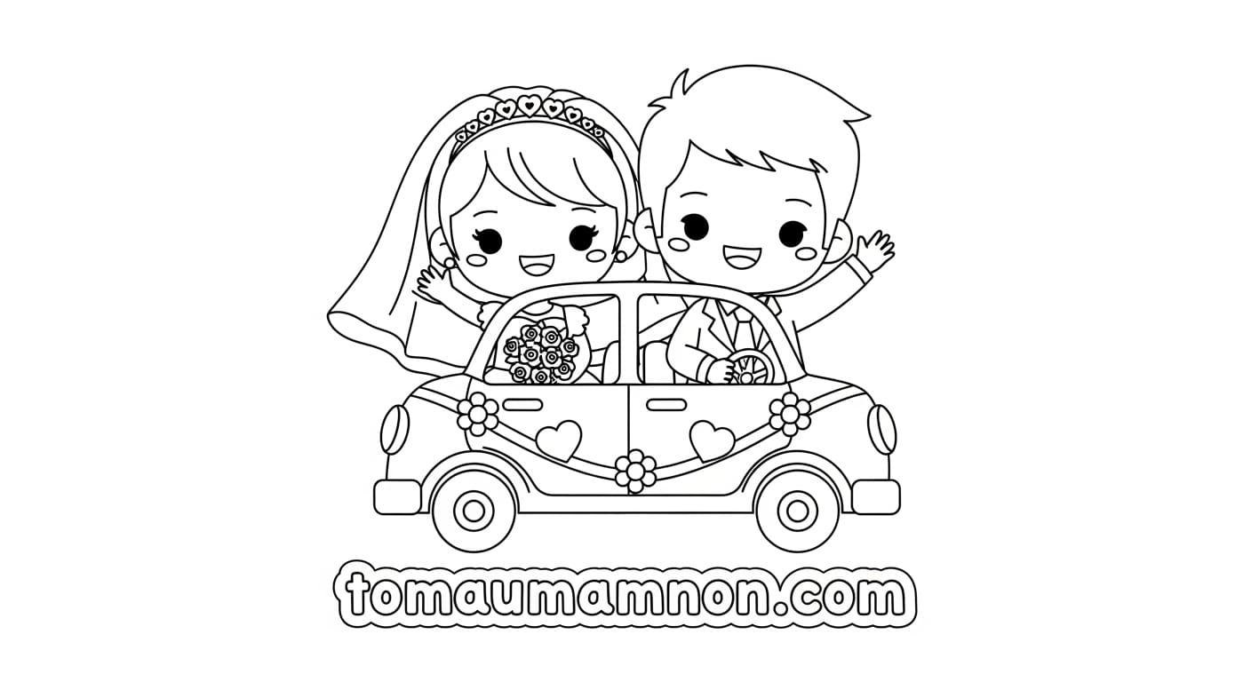 Chibi cặp đôi cưỡi xe đạp