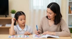 be vao lop 1 khong biet chu 2