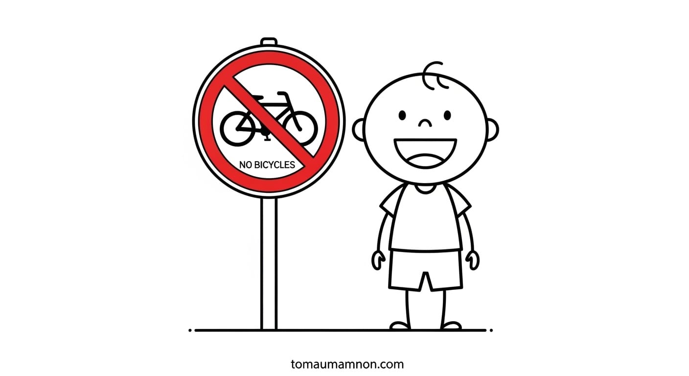 biển báo cấm xe đạp số 1