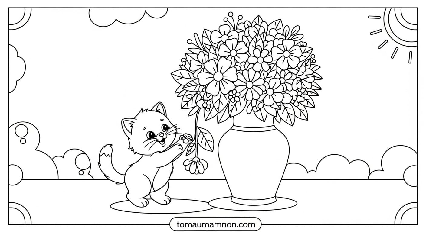 bó hoa tươi tắn