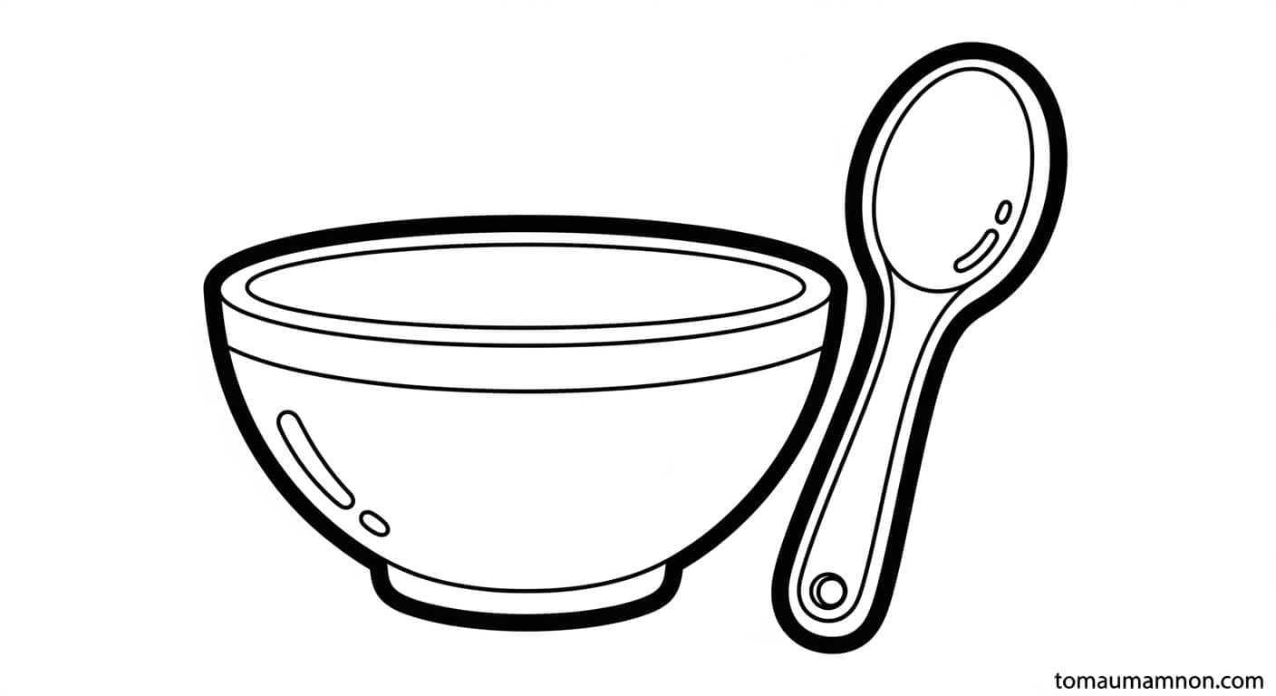 Cái Bát Bát trong tay bé