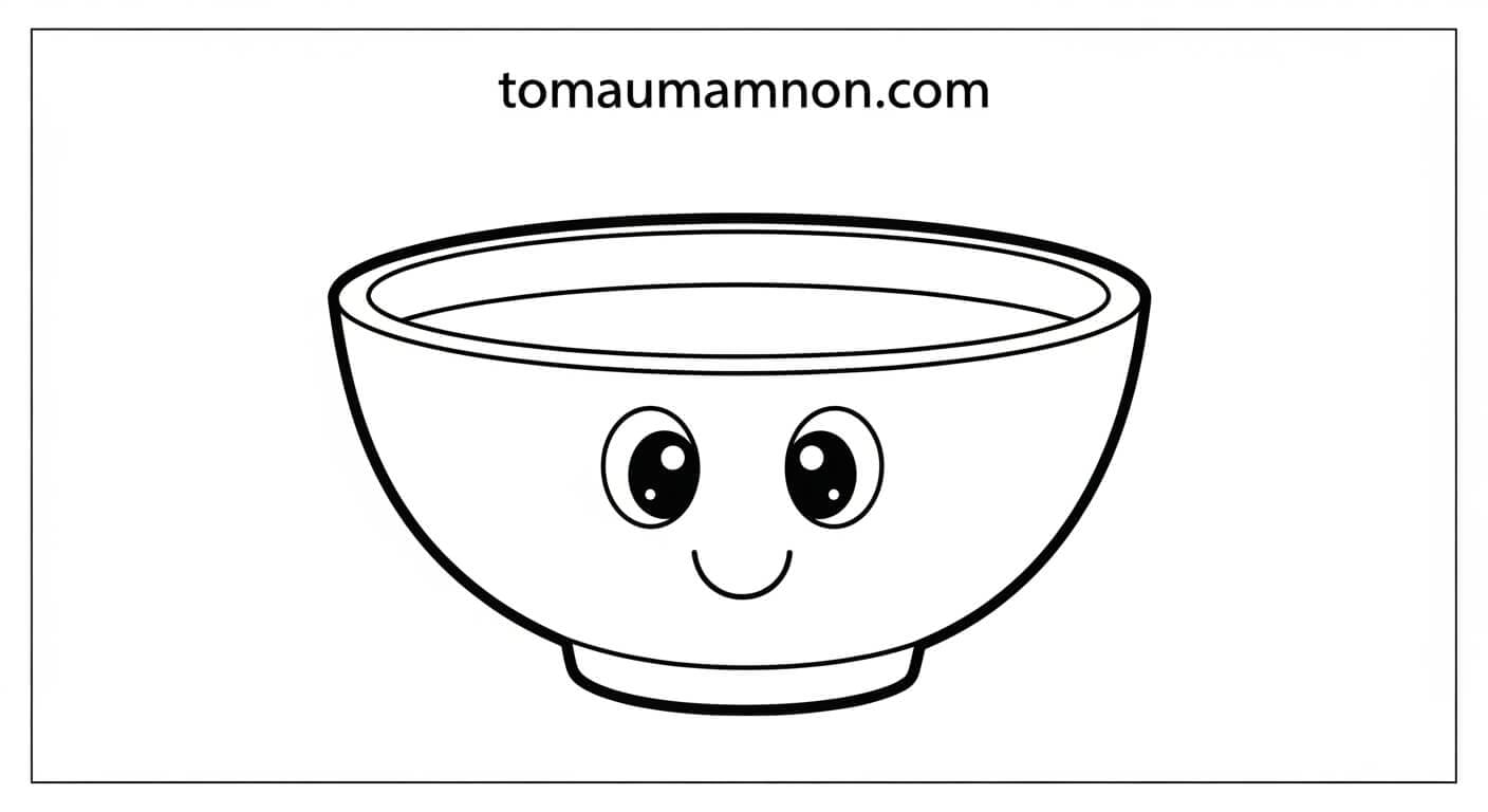 Cái Bát Cái bát đơn giản