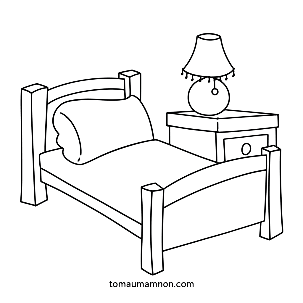 Giường nhỏ dễ thương