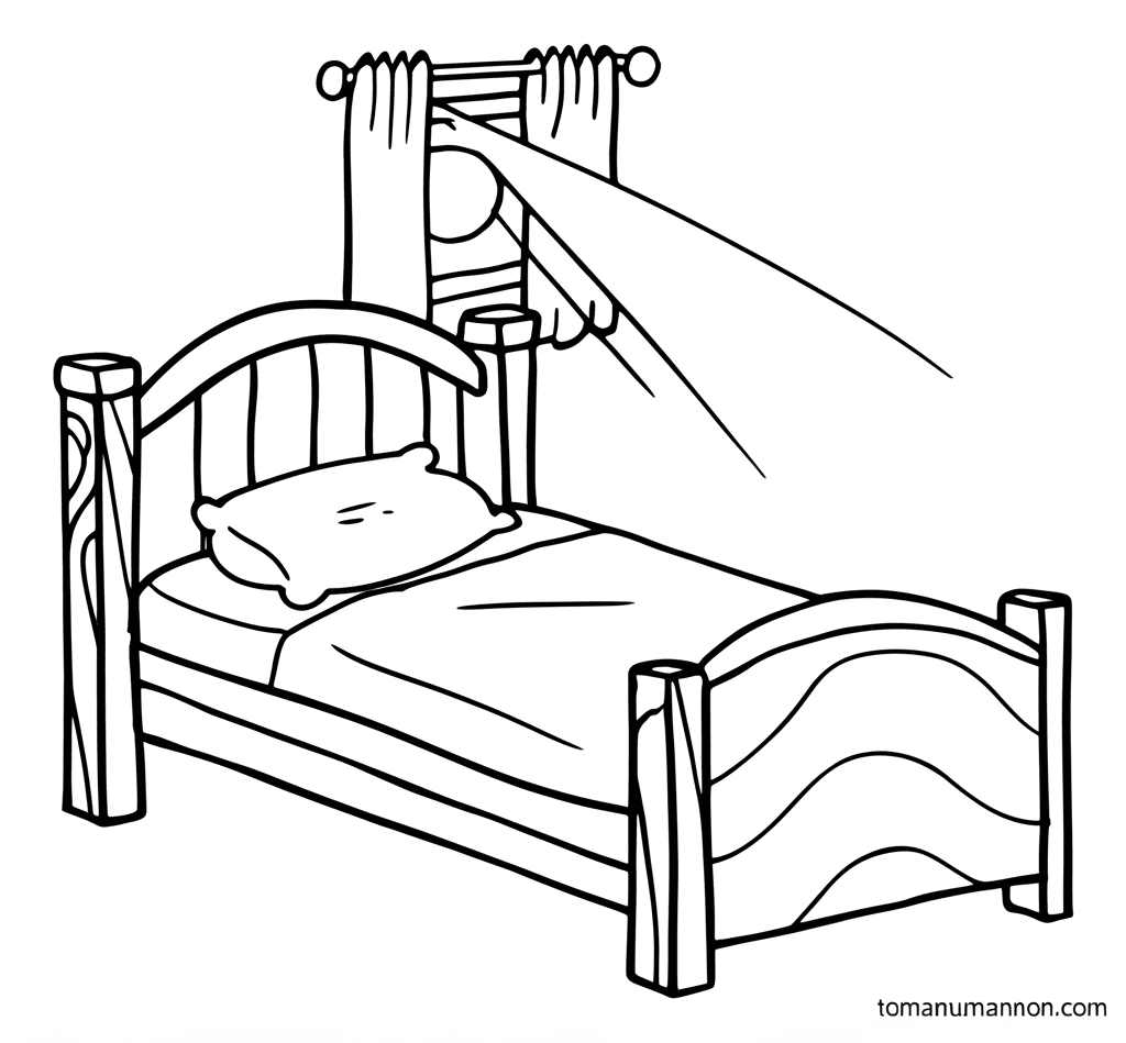 Cái giường đơn giản