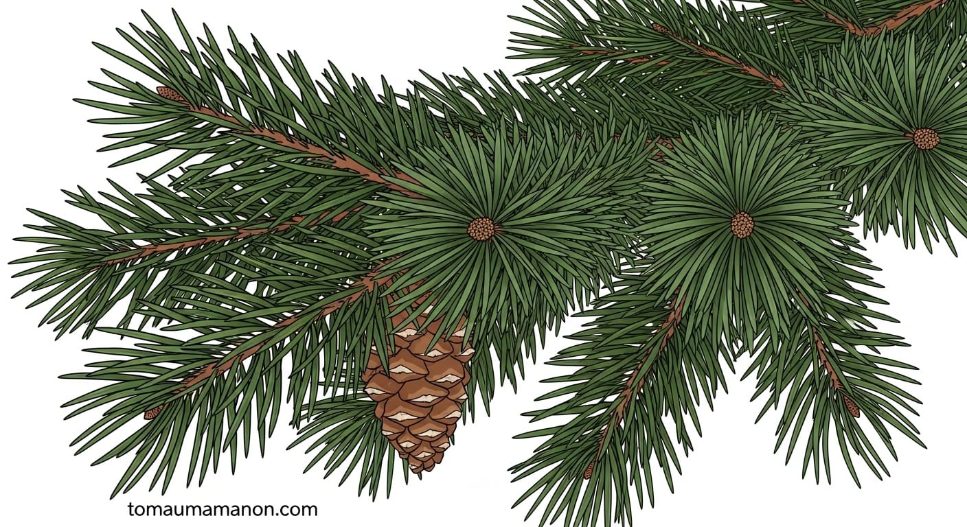 vẻ đẹp cây thông