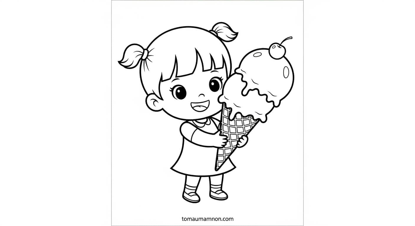 Chibi Bé Gái Chibi cô nàng năng động