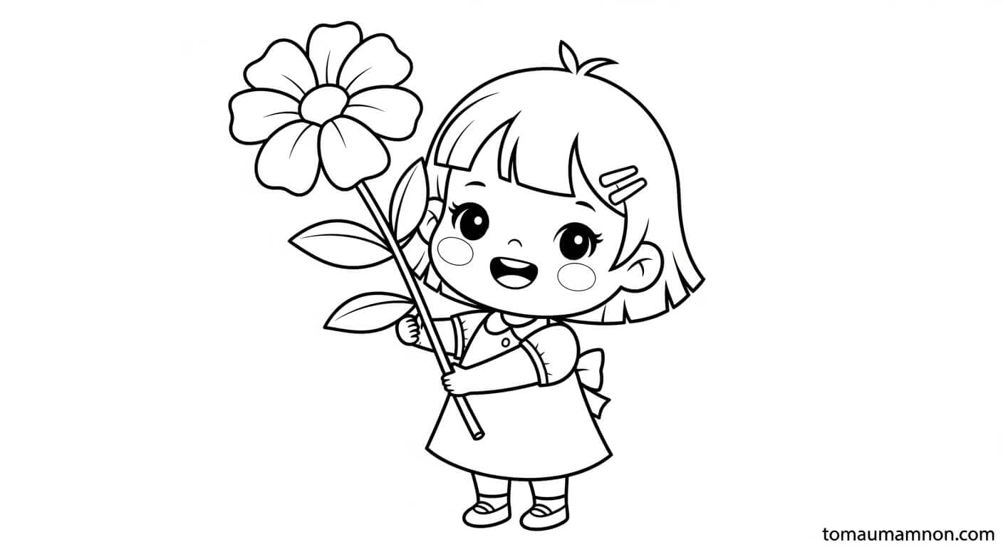 Chibi Bé Gái Chibi bé gái đáng yêu