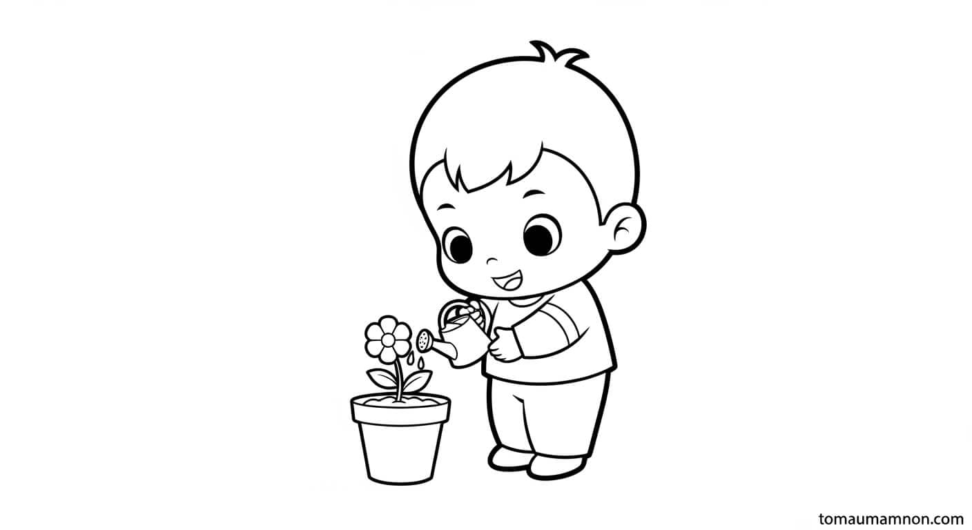 Chibi Bé Trai Bé trai chibi tinh nghịch