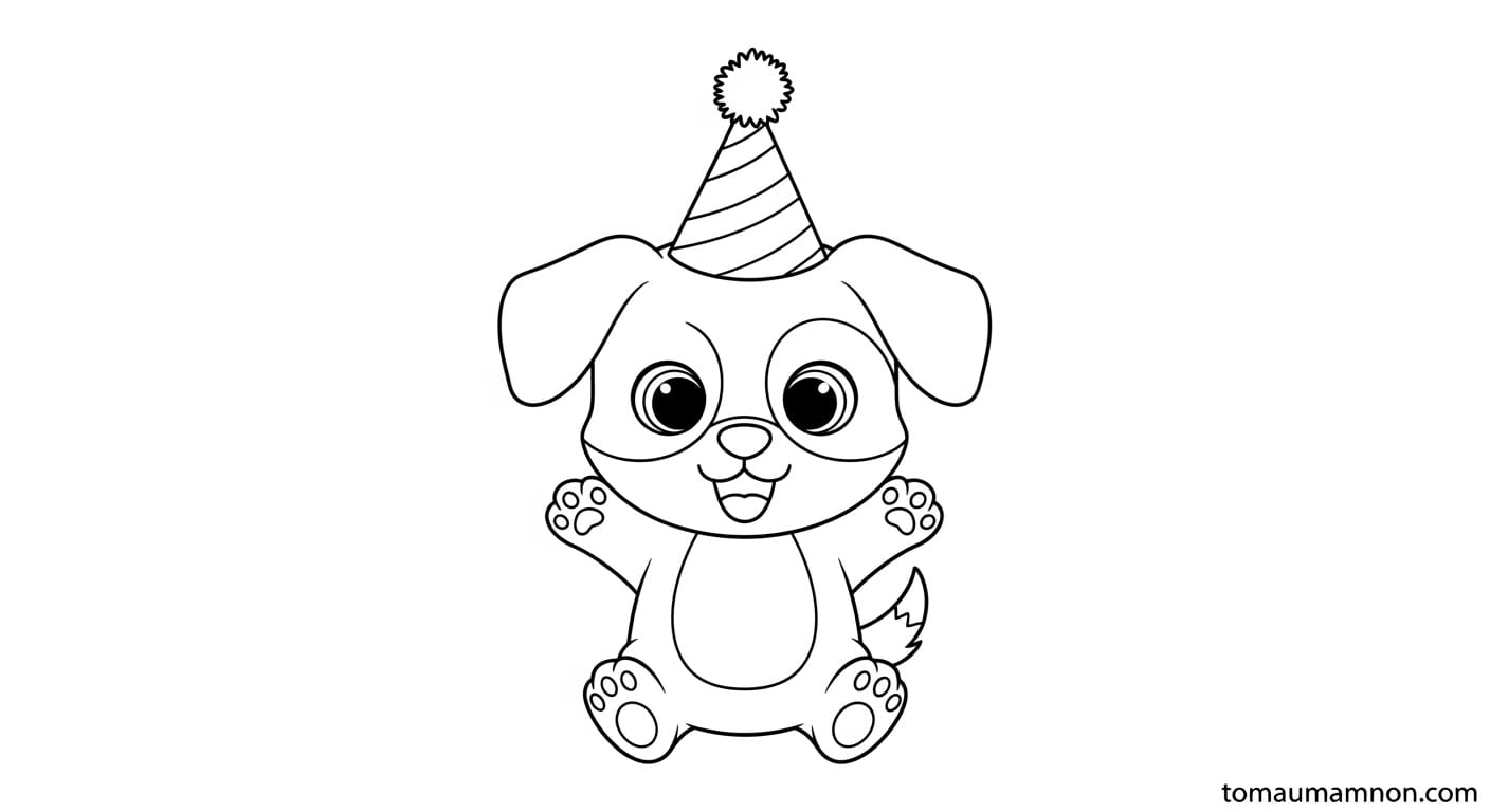 Chó với mắt to tròn