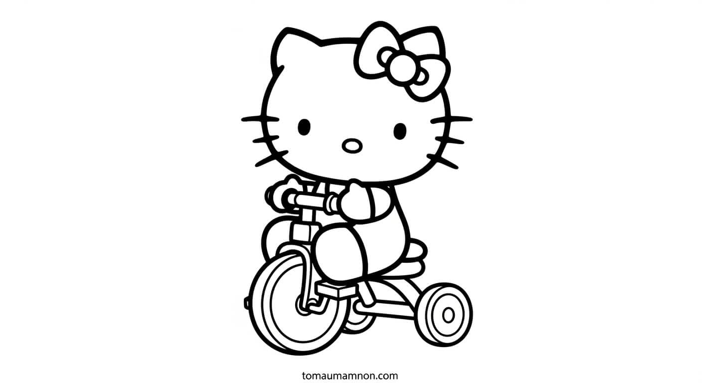 hello kitty vui vẻ