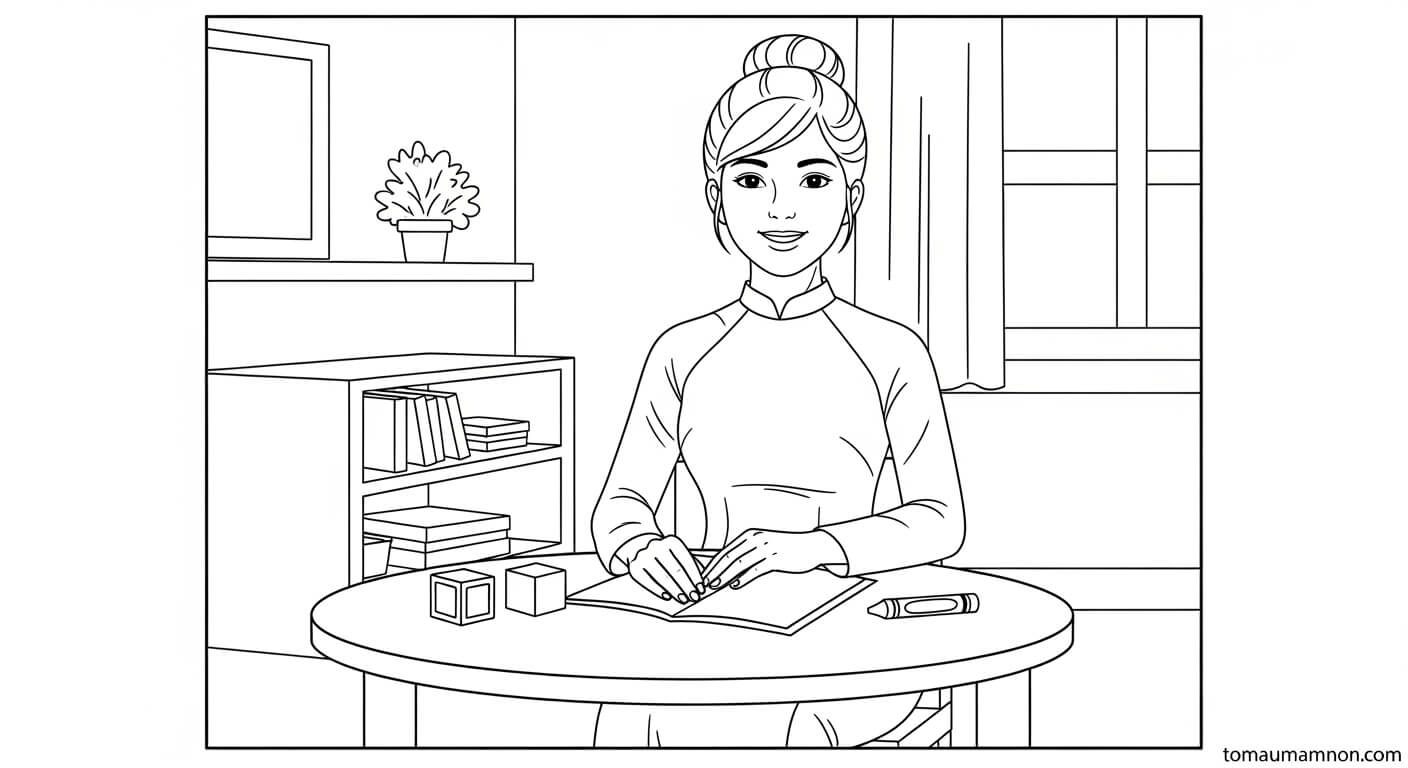 Áo dài tím trên sân trường