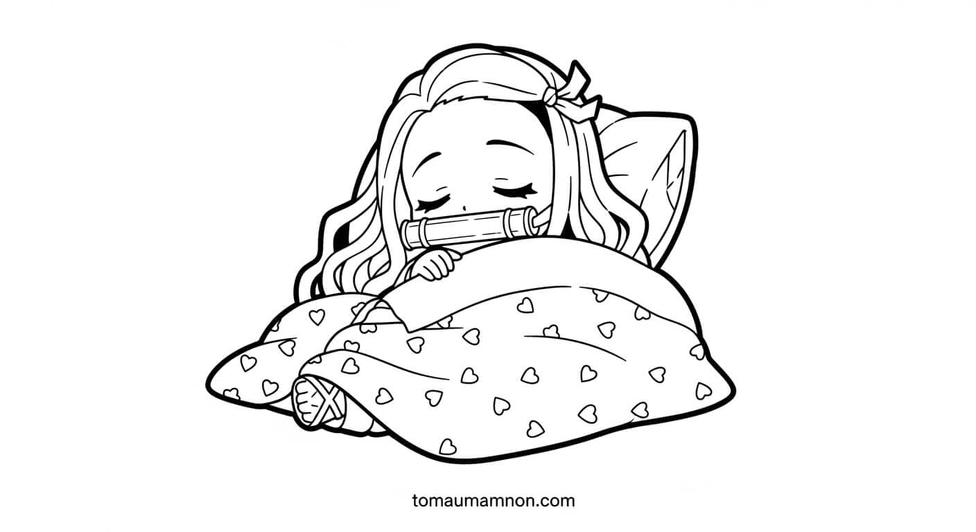 Hình Ảnh Nezuko Cute Nezuko chibi đáng yêu