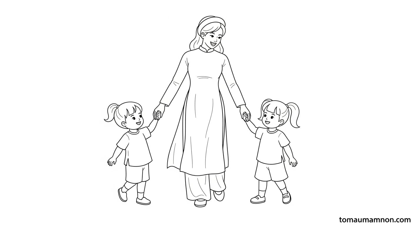 Hình Cô Giáo Mặc Áo Dài cô giáo 5