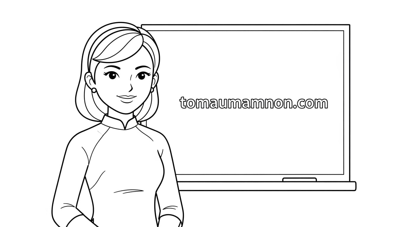 Hình Cô Giáo Mặc Áo Dài cô giáo mặc áo dài