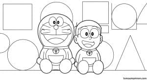 hinh doremon to mau 1