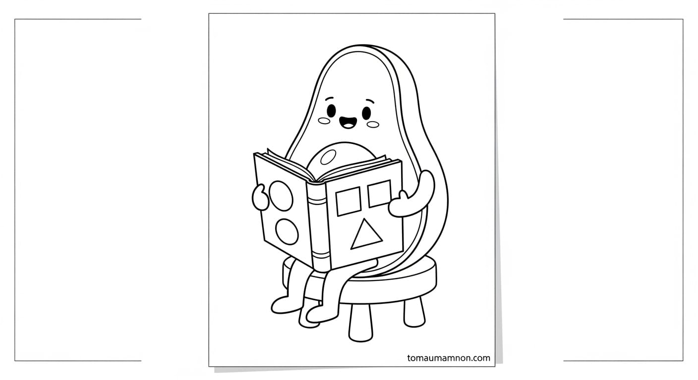 hình ảnh bơ với biểu cảm vui vẻ