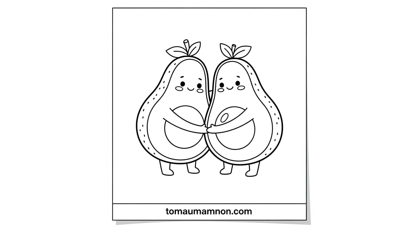 bơ đáng yêu với kính