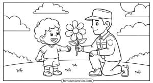 mam non tranh to mau chu bo doi 1