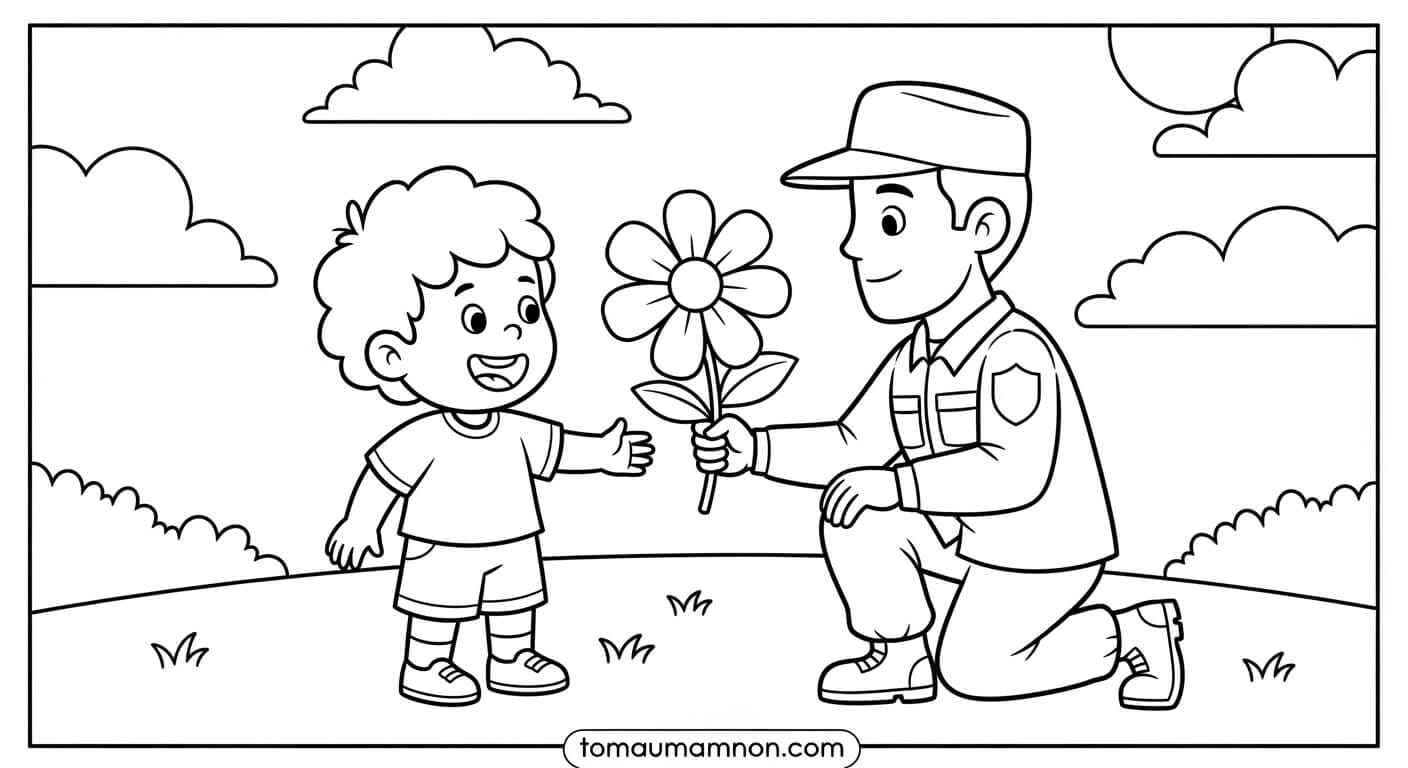 chú bộ đội đội mũ xanh