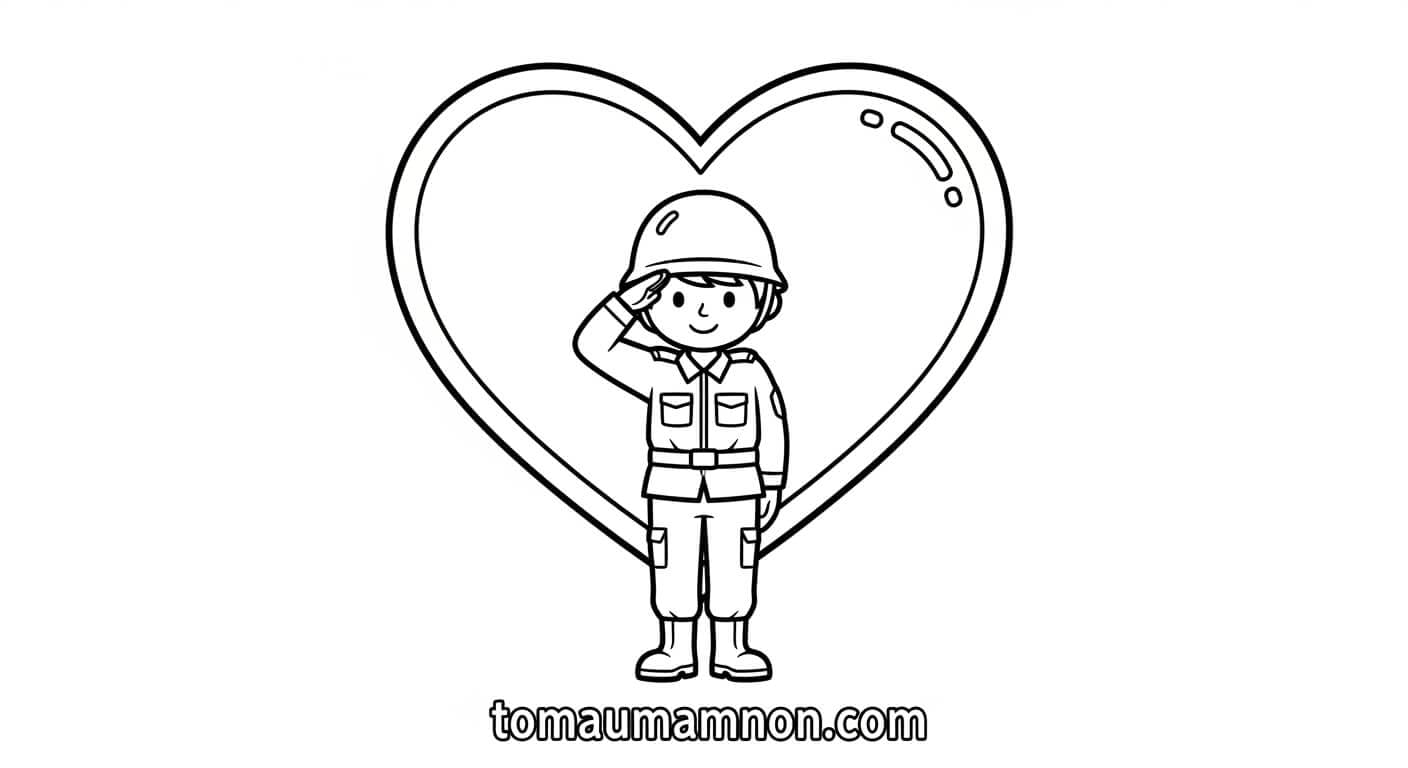 chú bộ đội đánh trống