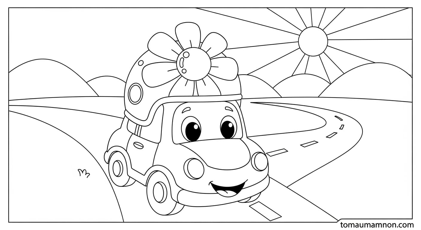 Mũ bảo hiểm hình hoạt hình