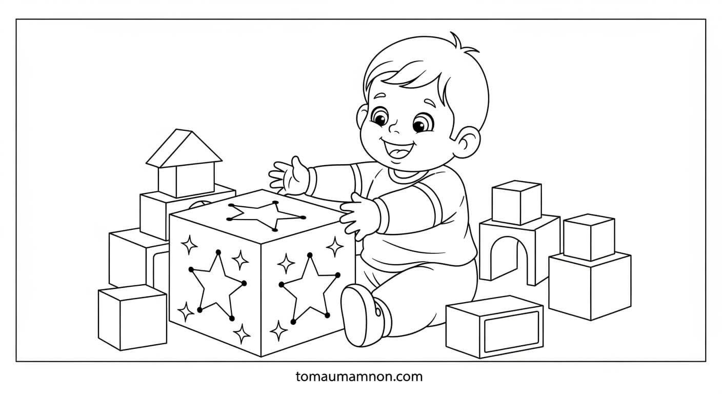 Hình nối số cho trẻ