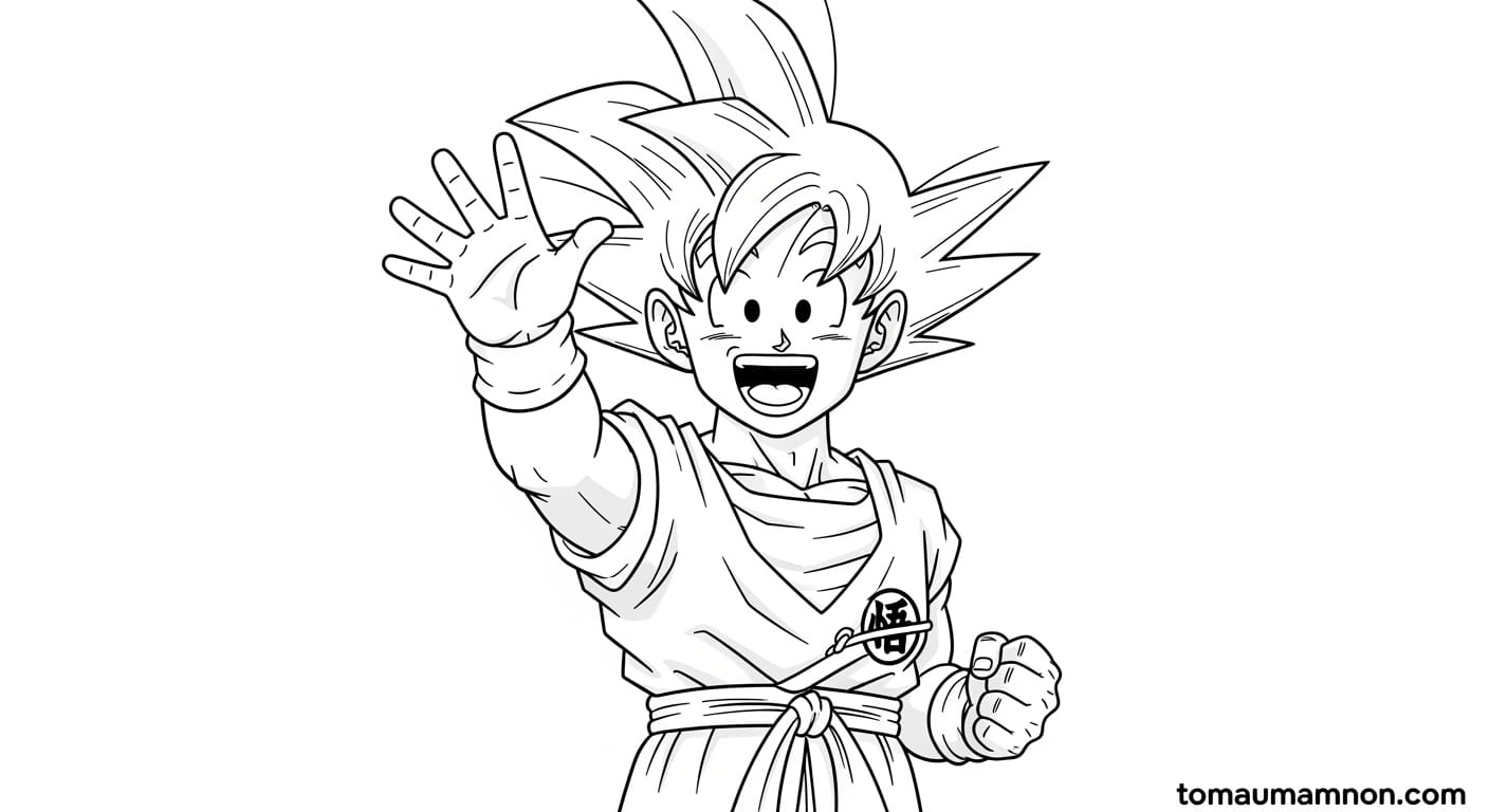 Hai hình Songoku đang bay