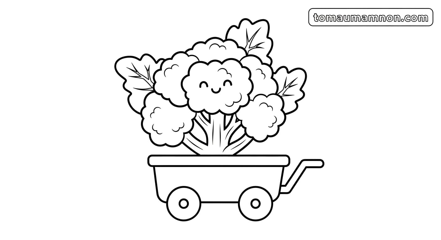 Súp Lơ Baby súp lơ baby tranh đen trắng