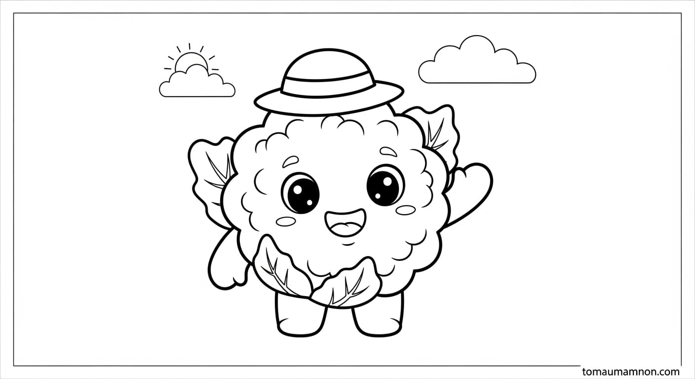 Súp Lơ Baby hình vẽ súp lơ baby cho trẻ