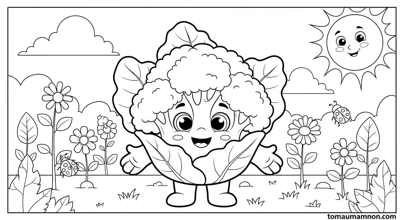 Súp Lơ Baby súp lơ baby hình vẽ đơn giản