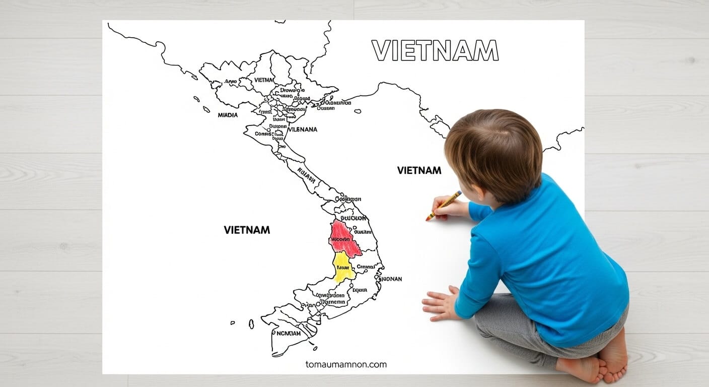 Cây cọ và bản đồ