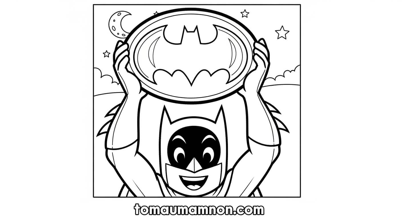 Tô Màu Batman Batman trong bóng tối