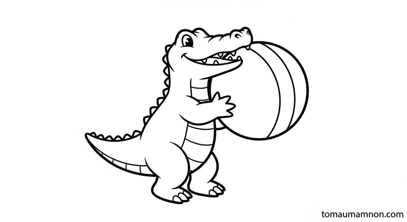 Cá sấu đang săn mồi