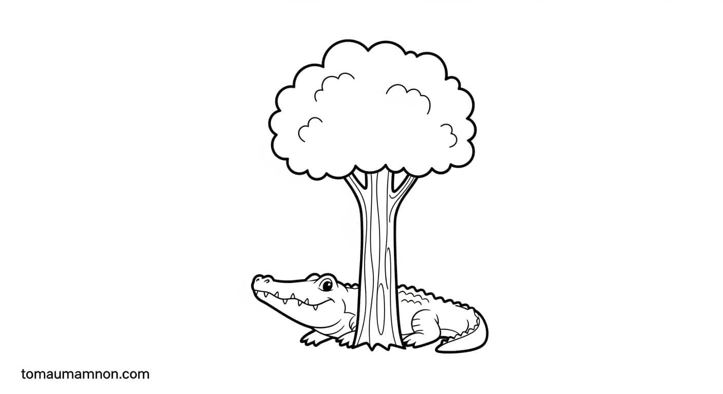 Cá sấu trên bờ sông