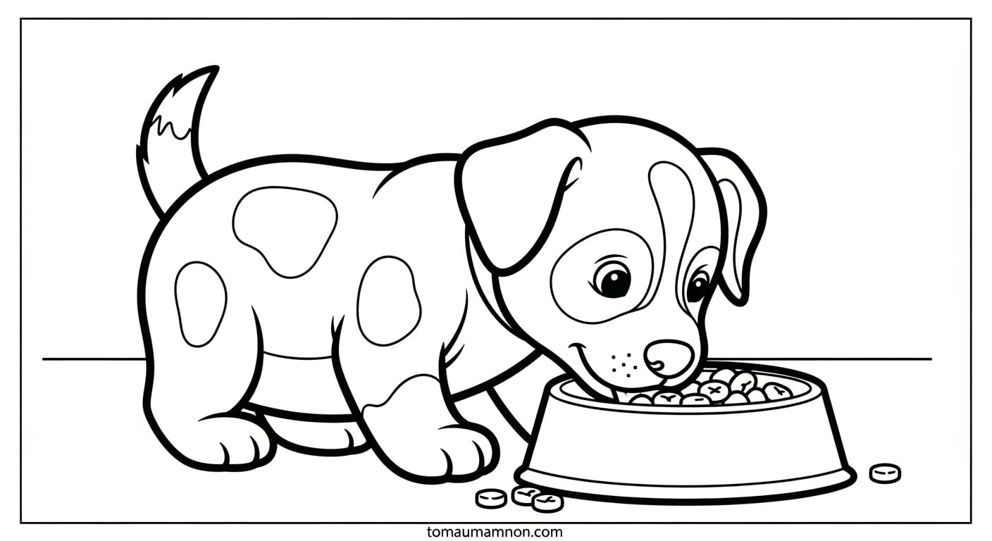 tô màu cái bát 5