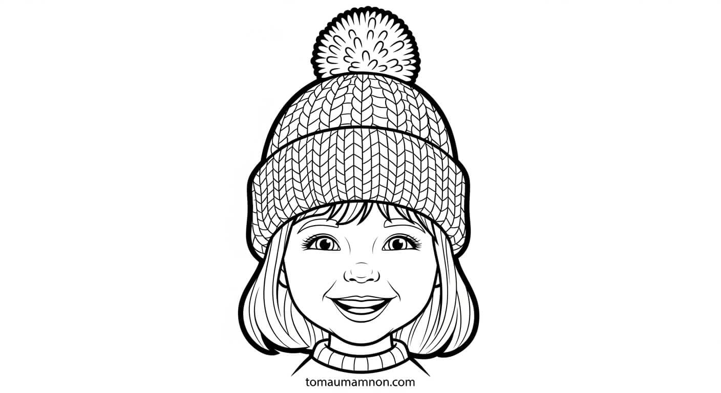 Tô Màu Cái Mũ cái mũ dễ cho bé tô