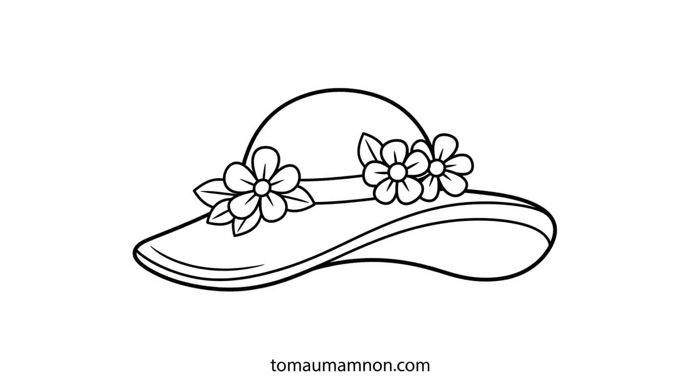 Tô Màu Cái Mũ mũ lưỡi trai đơn giản