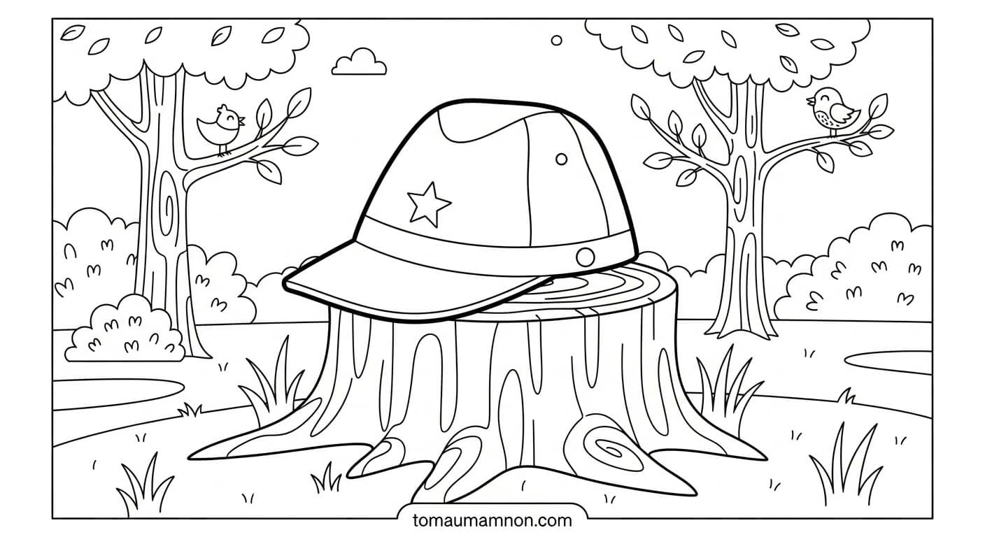 Tô Màu Cái Mũ chiếc nón truyền thống