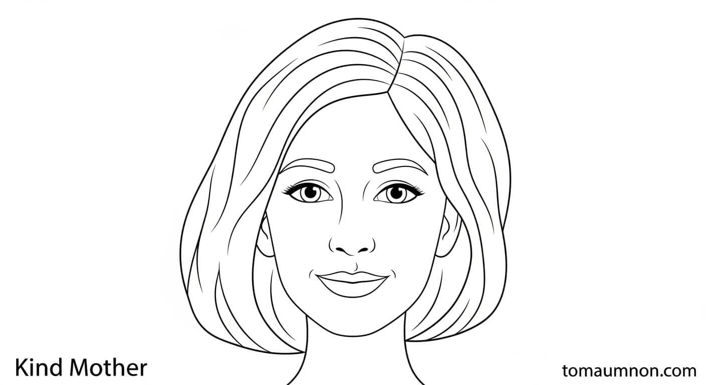 Mẹ dịu dàng bên con