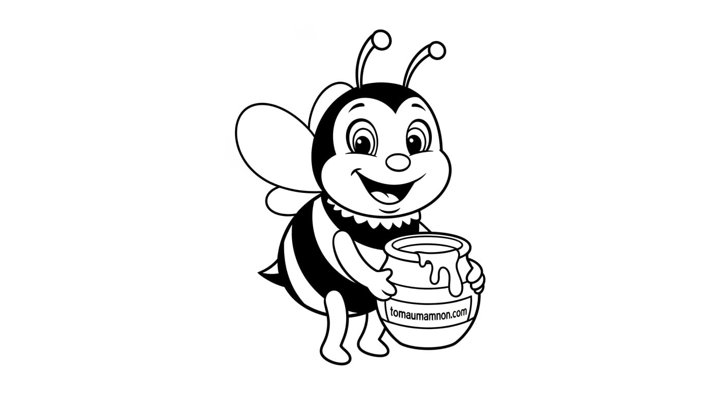 Tô Màu Con Ong ong chăm chỉ