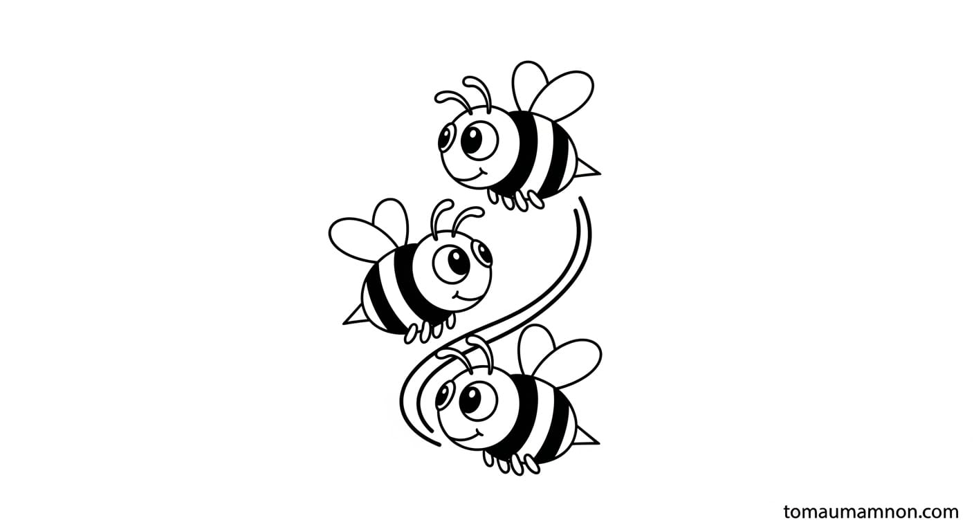 Tô Màu Con Ong ong mật