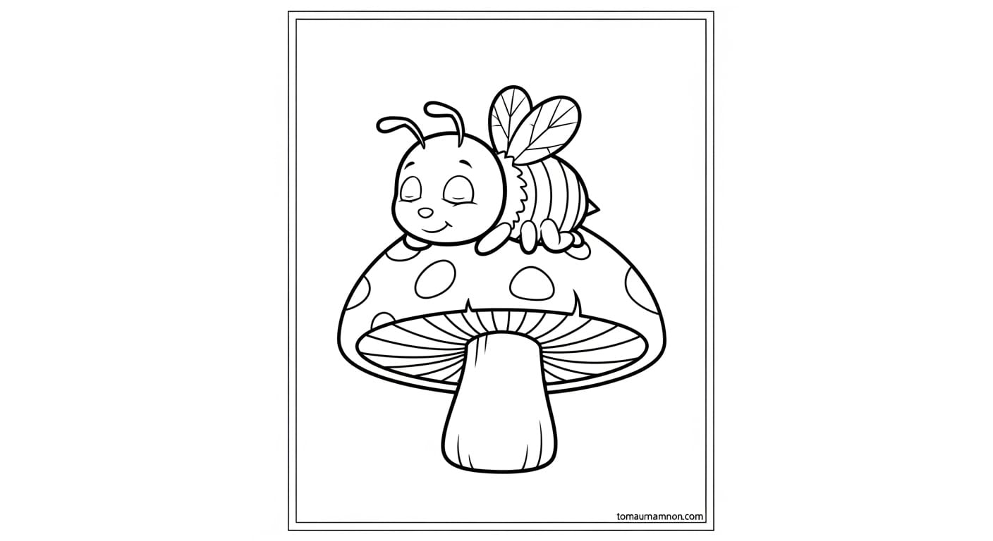 Tô Màu Con Ong ong vui nhộn