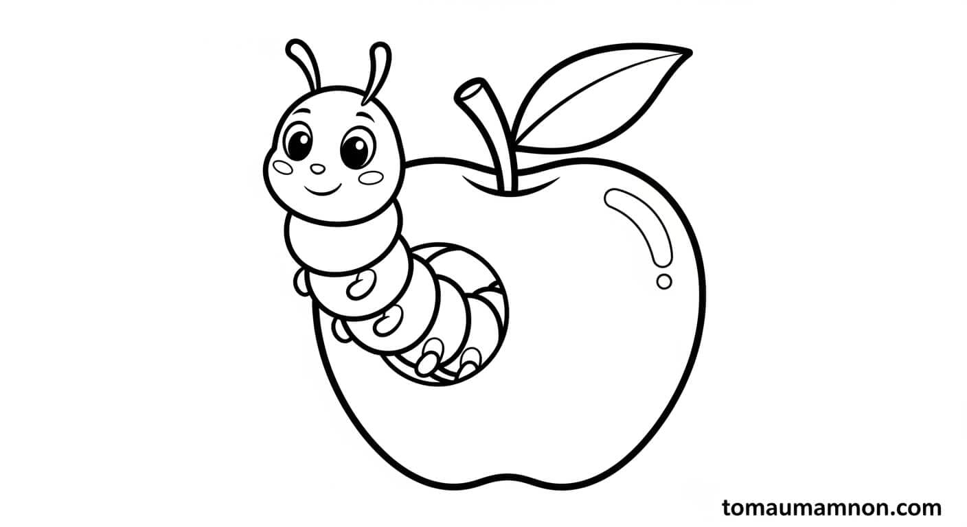 Con sâu trong vườn