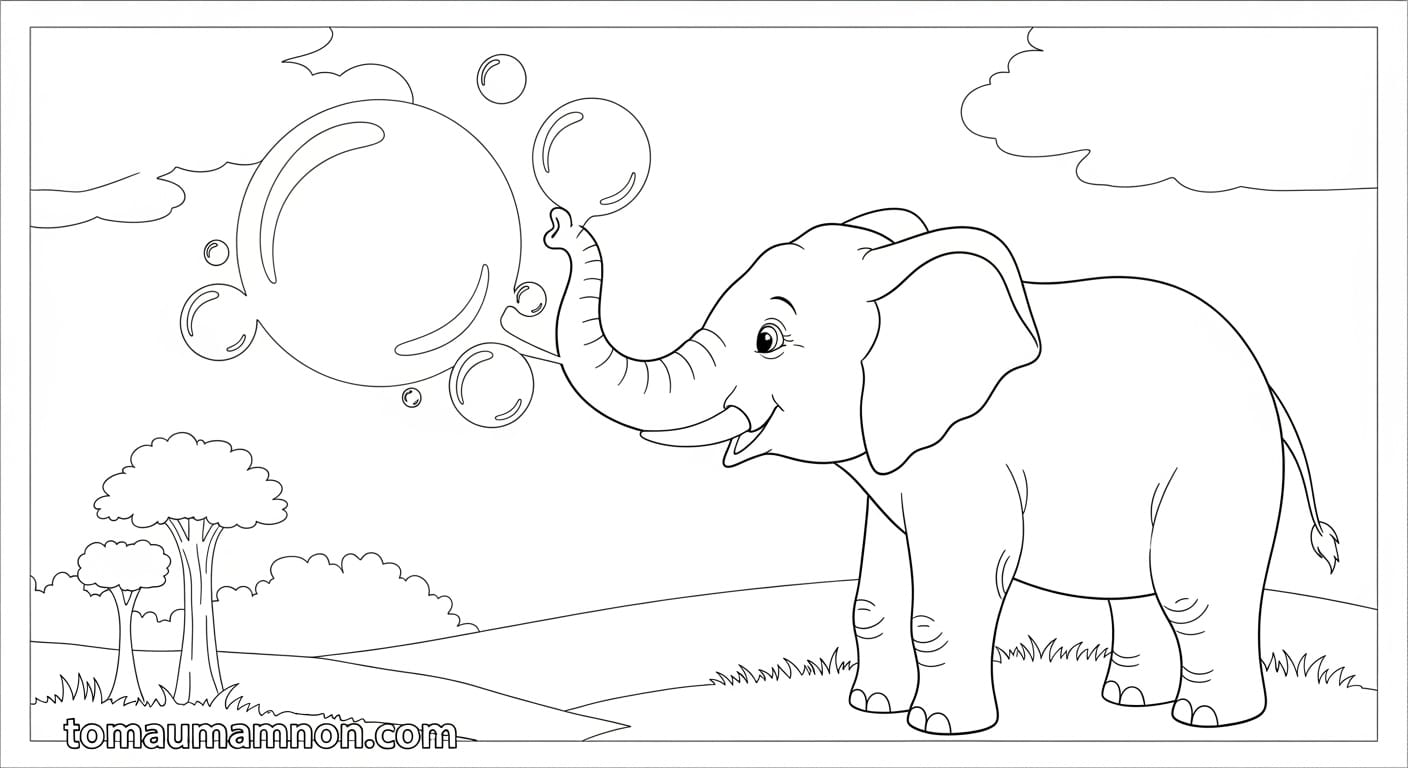 Voi trên đồng cỏ