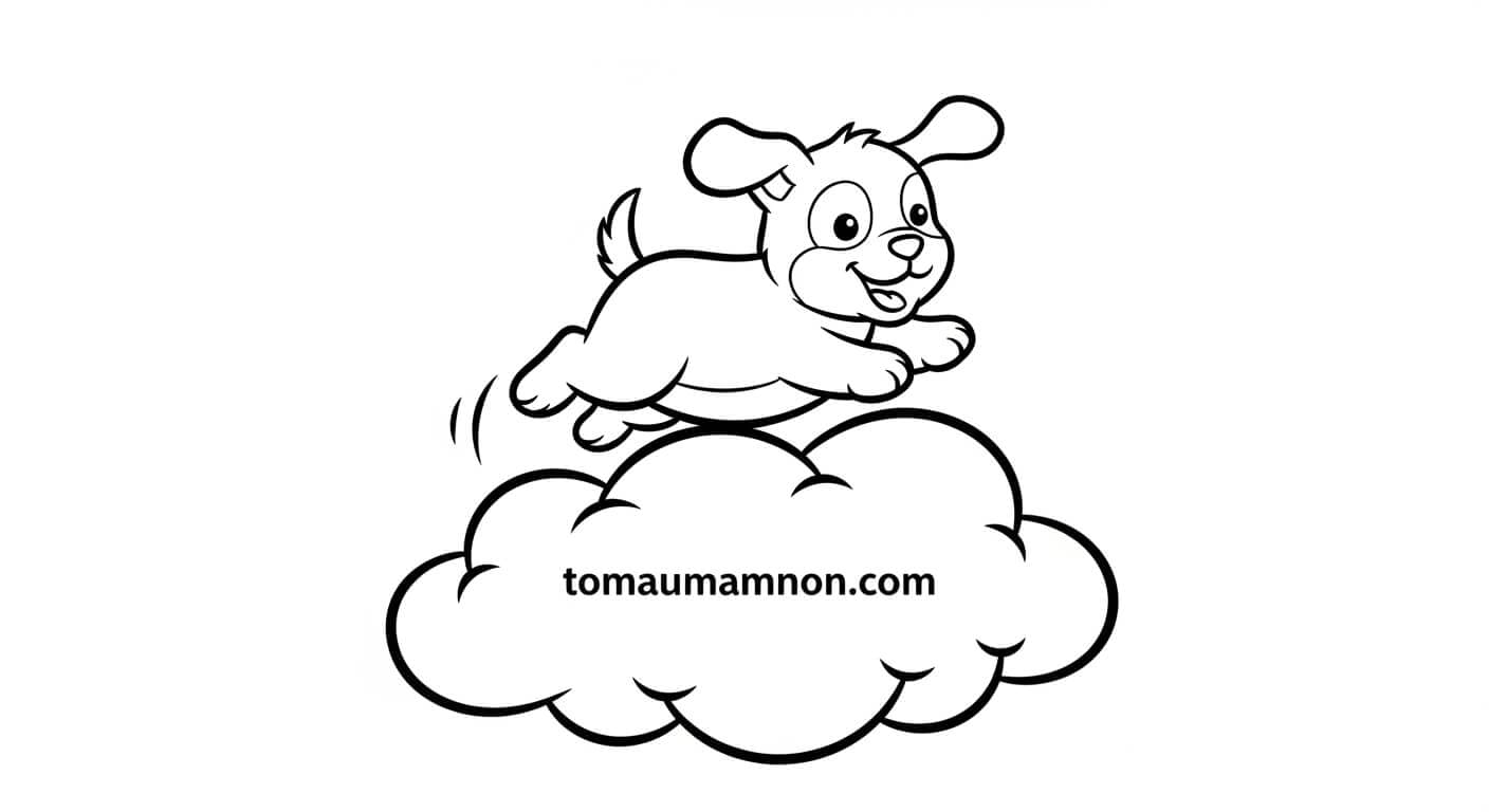 Tô Màu Đám Mây mây nhiều màu