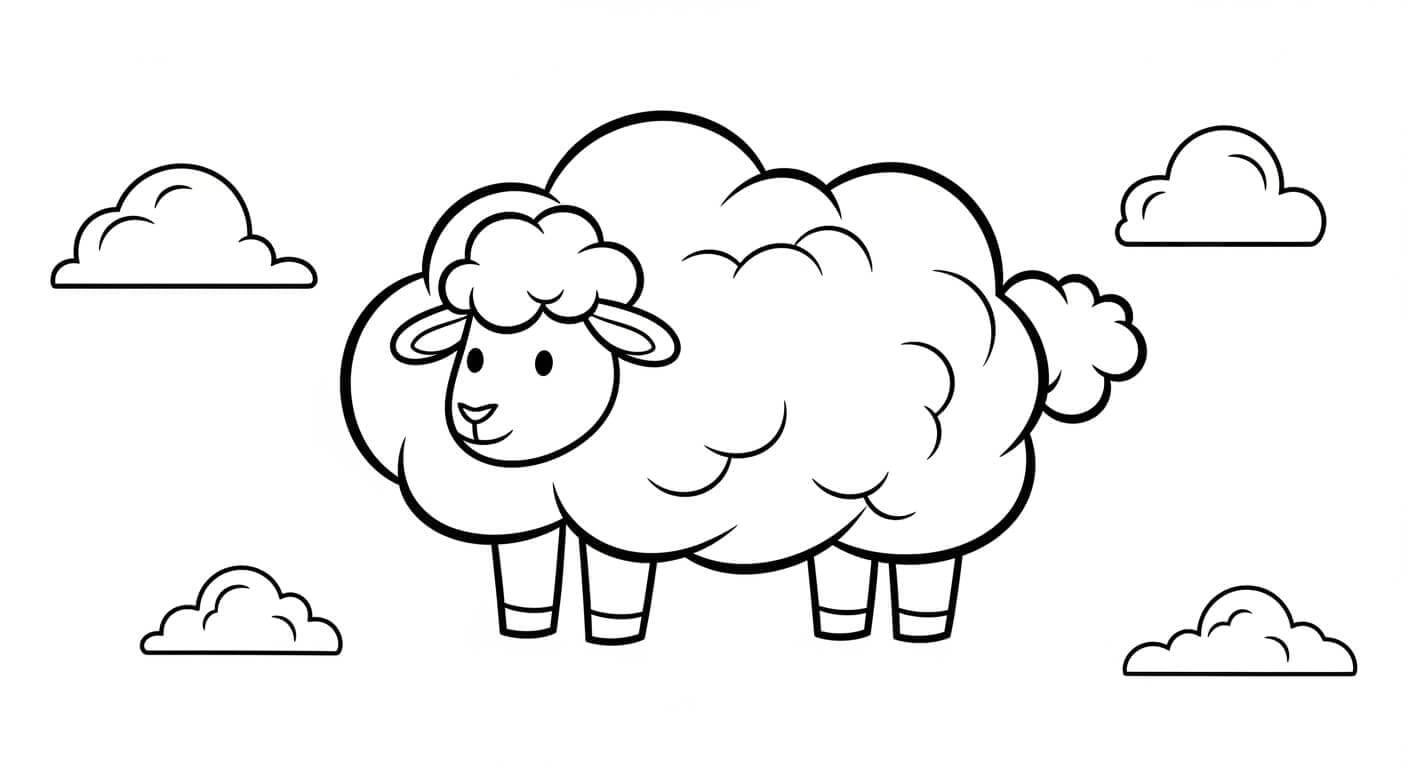 Tô Màu Đám Mây mây buổi hoàng hôn