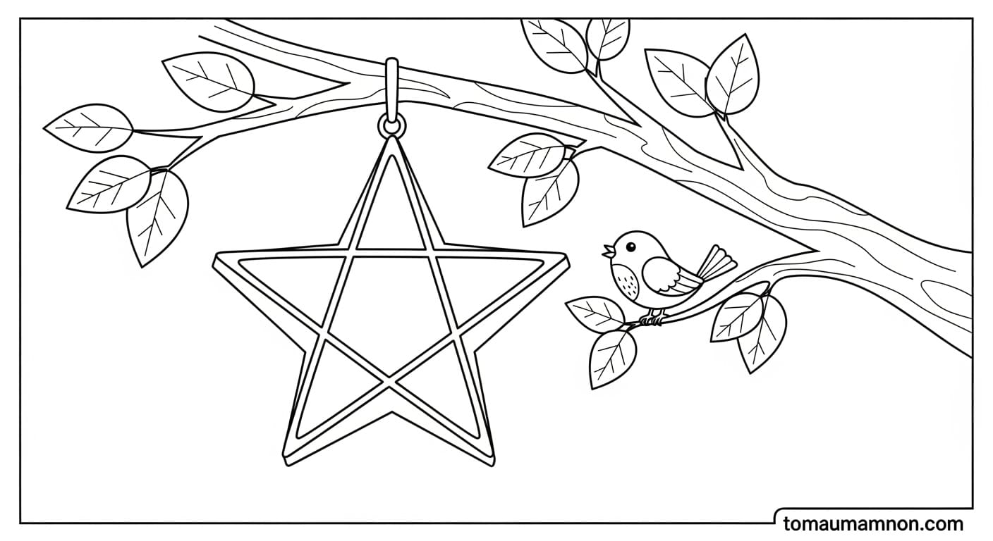 tranh đèn ông sao 6