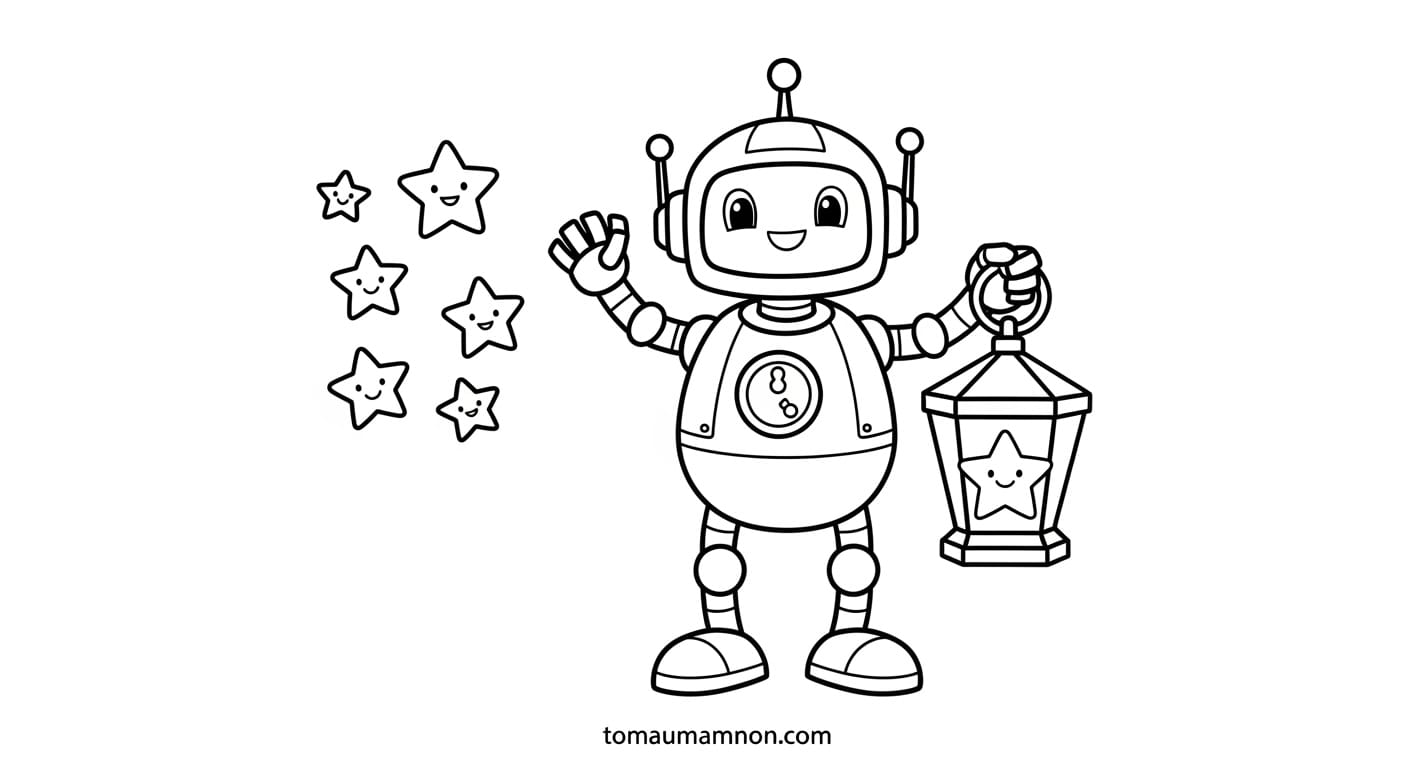 tranh đèn ông sao 8