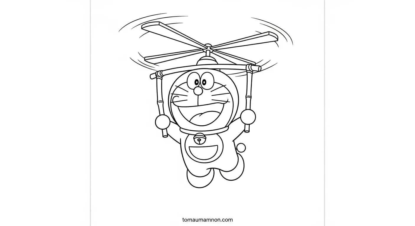 Tô Màu Doremon Và Doremi Doremon và Doremi vui vẻ