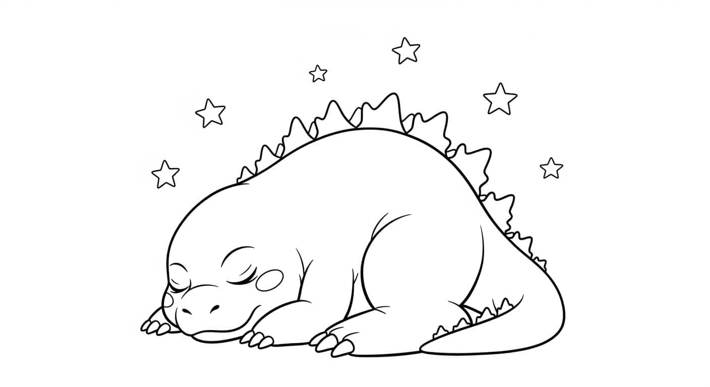 Tô Màu Godzilla godzilla giữa thành phố